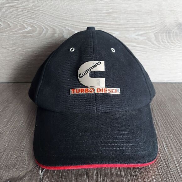 Dodge Cummins Turbo Diesel Black/Chrome Hat - Picture 1 of 6